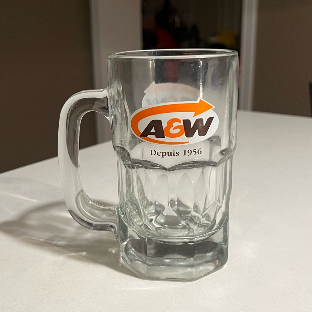 Vintage A&W Rootbeer Glass Mug